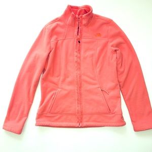 North Face Fleece Jacket, Peach, Size Medium